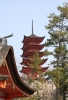 Japanese temple, Miyajima, Japanese island - Please click to download the original image file.