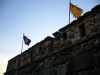 castillo tradicional coreana, pared, Jeollado - Please click to download the original image file.