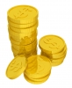 ゴールデンコイン, 通貨, アメリカドル - 高解像度・大きいサイズのイメージをダウンロードするためにはクリックして下さい。
