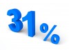 31%, Per cento, Vendita - Please click to download the original image file.