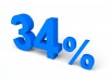34%, Per cento, Vendita - Please click to download the original image file.