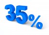 35%, 퍼센트, 세일 - 고해상도 원본 파일을 다운로드 하려면 클릭하세요.