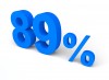 89%, Prozent, Verkauf - Please click to download the original image file.