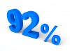92%, Prozent, Verkauf - Please click to download the original image file.
