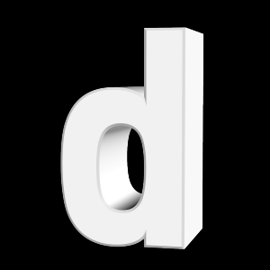d, キャラクター, アルファベット - 高解像度3Dイメージ、グラフ、白背景、イラスト、ボタンなどすべて無料・会員登録必要なし・商業用利用可能