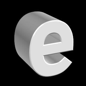 e, キャラクター, アルファベット - 高解像度3Dイメージ、グラフ、白背景、イラスト、ボタンなどすべて無料・会員登録必要なし・商業用利用可能