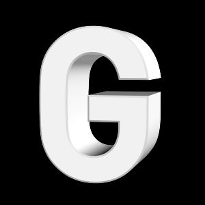 G, キャラクター, アルファベット - 高解像度3Dイメージ、グラフ、白背景、イラスト、ボタンなどすべて無料・会員登録必要なし・商業用利用可能