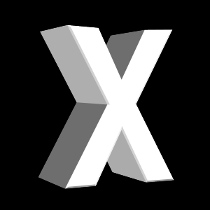 X, キャラクター, アルファベット - 高解像度3Dイメージ、グラフ、白背景、イラスト、ボタンなどすべて無料・会員登録必要なし・商業用利用可能