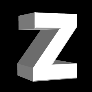 z, キャラクター, アルファベット - 高解像度3Dイメージ、グラフ、白背景、イラスト、ボタンなどすべて無料・会員登録必要なし・商業用利用可能