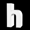 h, キャラクター, アルファベット - 高解像度・大きいサイズのイメージをダウンロードするためにはクリックして下さい。