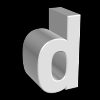 d, Charakter, Alphabet - Please click to download the original image file.