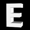 E, Charakter, Alphabet - Please click to download the original image file.