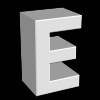 E, Charakter, Alphabet - Please click to download the original image file.