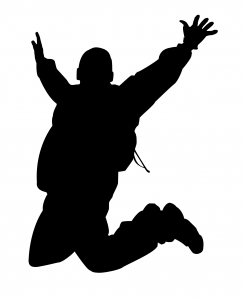 Silhouette, Jump, Man - High quality royalty free images resources for commercial and personal uses. No payment, No sign up.