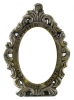 Frame, Oval, Silver - Please click to download the original image file.
