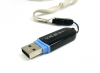 memoria USB, Cuerda, Negro - Please click to download the original image file.
