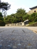 Korean castle, Road, Gray - Please click to download the original image file.