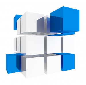 Cubo, 3D, Azul - High quality royalty free images resources for commercial and personal uses. No payment, No sign up.