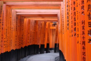 Japanese temple, Kyoto, Fushimiinari jinjya - High quality royalty free images resources for commercial and personal uses. No payment, No sign up.