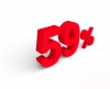 59%, Prozent, Verkauf - Please click to download the original image file.