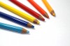 色鉛筆, オレンジ, 青 - 高解像度・大きいサイズのイメージをダウンロードするためにはクリックして下さい。