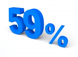 59%, パーセント, 販売 - 高解像度3Dイメージ、グラフ、白背景、イラスト、ボタンなどすべて無料・会員登録必要なし・商業用利用可能