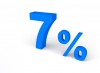 7%, パーセント, 販売 - 高解像度・大きいサイズのイメージをダウンロードするためにはクリックして下さい。