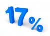 17%, 퍼센트, 세일 - 고해상도 원본 파일을 다운로드 하려면 클릭하세요.