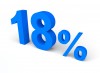 18%, 퍼센트, 세일 - 고해상도 원본 파일을 다운로드 하려면 클릭하세요.