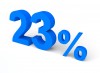 23%,  Percent,  Sale - Please click to download the original image file.