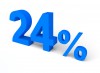 24%,  Percent,  Sale - Please click to download the original image file.