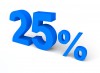 25%, Per cento, Vendita - Please click to download the original image file.