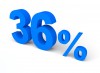 36%, 퍼센트, 세일 - 고해상도 원본 파일을 다운로드 하려면 클릭하세요.