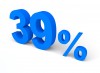 39%, パーセント, 販売 - 高解像度・大きいサイズのイメージをダウンロードするためにはクリックして下さい。