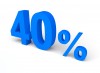 40%, Prozent, Verkauf - Please click to download the original image file.