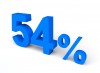 54%, 퍼센트, 세일 - 고해상도 원본 파일을 다운로드 하려면 클릭하세요.