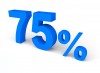 75%, Per cento, Vendita - Please click to download the original image file.