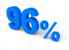 96%, 퍼센트, 세일 - 고해상도 원본 파일을 다운로드 하려면 클릭하세요.