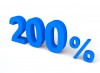 200%, Por ciento, Venta - Please click to download the original image file.