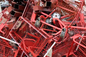 쓰레기, Cart, 빨간색 - 100% 무료 고해상도 이미지 무가입 다운로드